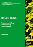 F&uuml;r mehr Teilhabe - Hans Macher, Sabine Gruber, J&uuml;rgen Banko, Angelika Tschanen-Hauser, Alexander Ruzicka, Patrik Oehler, Katrin Muckenfuss, Elke Seyband