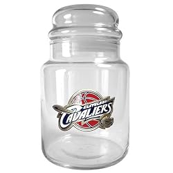 Cleveland Cavaliers NBA 31oz Glass Candy Jar - Primary Logo by Great American Products