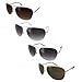 Kenneth Cole Reaction Semi Rimless Style Aviator Sunglasses