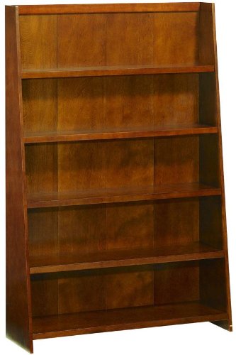 Torrence 42w Ladder Bookcase, 42W, LIGHT WALNUT