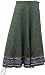 Designer Long Printed Skirt with Sequins from India- Indian Fashion Clothing