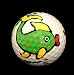 GOLF BALL - HAND PAINTED - DESIGN: FLIRTY FISH