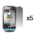 5 Pack of Premium Crystal Clear Screen Protectors for Samsung Lindy M5650 [Accessory Export Brand Packaging]