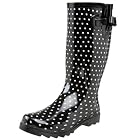 Barefoot Tess Rain Boot-Polka