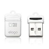 ELAGO Nano Mobile Micro SD Reader-World Smallest (EL-RD-011,White)
