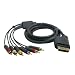 HDTV / YUV 5.1 Component HD-AV-Kabel f�r Xbox 360