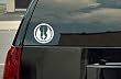Star Wars Jedi Order Logo Vinyl Decal - White Window Sticker