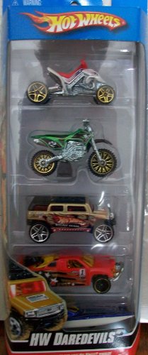  Hot Wheels Daredevils 5 Pack