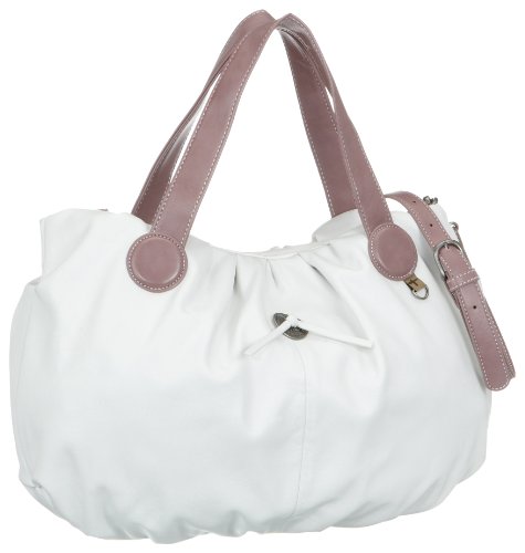 Tamaris Accessories Big Sac A610-29-32-243-197, Damen Umh&auml;ngetasche, weiss (white comb. 001) 38x30x6 (LxBxH)