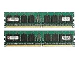 Kingston KVR667D2N5K2/2G ValueRam 2GB 667MHz DDR2 NonECC CL5 DIMM Memory - Kit of 2