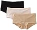 Hanes Ultimate Women's 3-Pack Soft Stretch Boy Short Panties, Assorted, 8