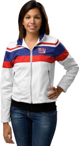 New York Giants Women's Poly Dewspo Jacket