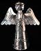 Sterling Silver and 12kt. Gold Angel Pin by Linda Perry, #1243