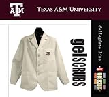 NCAA Texas A&M Aggies Gelscrubs Short Labcoat