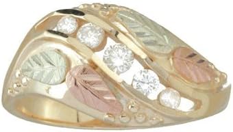 Ladies, 5 Stones, Round Diamond Ring (6.5)