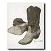 Old Western Rodeo Cowboy Boots Wall Decor Picture Art Print