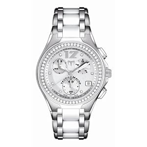 TechnoMarine Unisex 708008 NeoClassic Diamond Chrono Fusion White Stainless Steel Watch