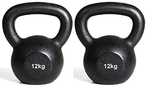 Kettlebell pair 12kg+12kg cast Kettlebell,