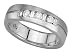 14K White Gold Diamond Woman's Wedding/Anniversary Band - 0.25 Ct.