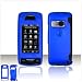 LG Voyager VX10000 Cell Phone Dark Blue Rubber Feel Protective Case Faceplate Cover