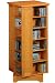 Craftsman Swivel Media Tower 45hx19w Light Oak