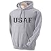 USAF Air Force Hooded Sweatshirt in Gray