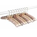 Whitmor Covered Hangers Set of 10 - Earth Tones