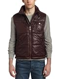True Religion Mens Frenkie Vest, Raisin, Medium