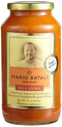 Mario Batali Alla Vodka Pasta Sauce, 24-Ounce Glass Jars (Pack of 3)