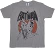 Junk Food Batman and Joker Gray T-shirt Tee