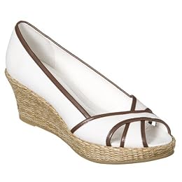 Merona® Wenda Open-Toe Wedges - White : Target : tess strappy faux leather accessories