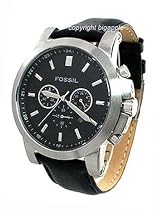 Fossil Men's Black Dial Chronograph