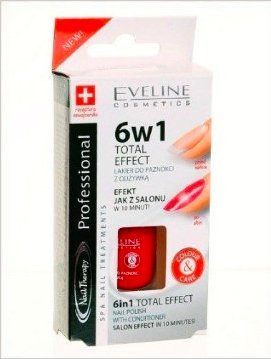 Eveline Cosmetics 6 in 1 Total Effect Nail Treatment with Conditioner