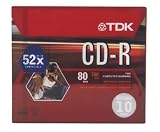 Samsung 52x CD-R with Slim Jewel Cases, 10 Pack