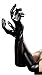 Sea Team Wet / Rubber Look Spandex Long Gloves - Black