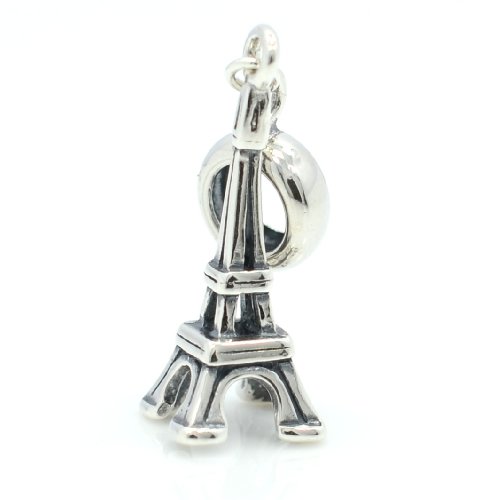 Pro Jewelry .925 Sterling Silver Dangling "Eiffel Tower" Charm Bead for Snake Chain Charm Bracelets 1099