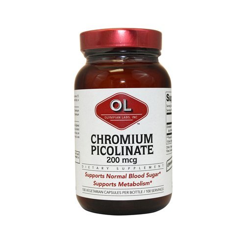 Olympian Labs Super Chromium Picolinate - 200 mcg - 100 capsules - pack of - 1