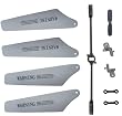 Syma S111g Full Set Replacement Parts, Main Blades, Tail Blade, Balance Bar, Spare Main Grips, Connect Buckle,