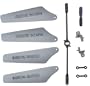 Syma S111g Full Set Replacement Parts, Main Blades, Tail Blade, Balance Bar, Spare Main Grips, Connect Buckle,