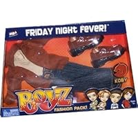 Bratz Boyz Friday Night Fever Fashion Pack For Koby with Stylin' Shirts, Pair of Pants, Jacket, Belt and Kickin' Snap-On Shoes