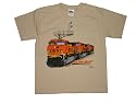 BNSF ES44DC Railroad Train T-Shirt Tee Shirt