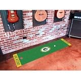 NFL Football Green Bay Packer Putting Green Runner Mat 18" X 72"