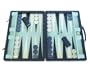 Marcello de Modena Leather Backgammon Set - Model MM-656 - Large - Navy