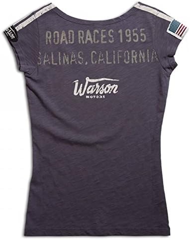 Warson Motors Ladies Dean 130 Dark grey T-shirt M Dark Grey