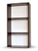 Way Basics Rectangle Plus Eco-Friendly Modern 3-Shelf Storage Unit, Espresso Wood Grain