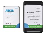 Anker® 2 x 1900mAh Li-ion Batteries for Samsung Galaxy S II S2 GT-I9100, Galaxy S2 II i9100, Galaxy S2 II 9100G + Free Anker Multi-purpose USB Travel Charger ( Note: Charger is White )