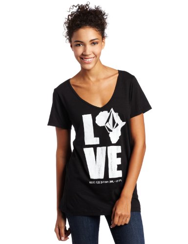 Volcom Juniors Krochet Kids Boyfriend V-Neck Tee
