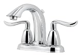Pfister F048ST0C Santiago 4-Inch Centerset Lavatory Faucet, Polished Chrome