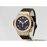 HUBLOT Big Bang 41mm Cappuccino Automatic Chronograph Mens Watch in 18K Pink Gold & Diamonds... by Hublot