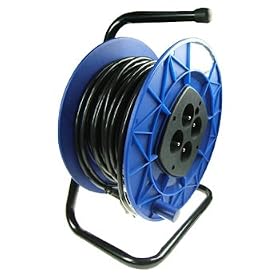 Franelec - DERCAB40 - Connectique - Enrouleur pour c�ble HO5 - 40m
